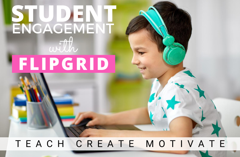Students using Flipgrid on devices